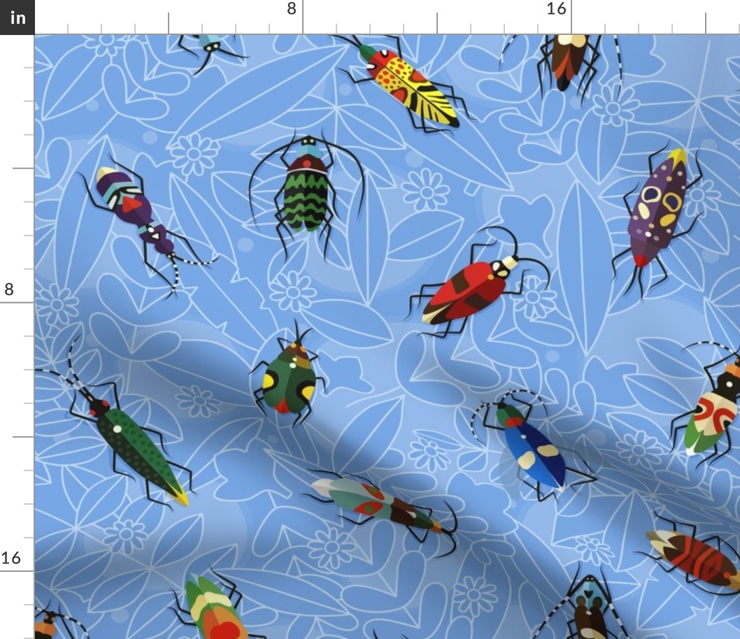Paper bugs of the crystal forest