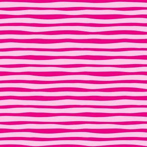 Magic Doodle Stripes RETRO - MEDIUM - Hot Magenta Pink