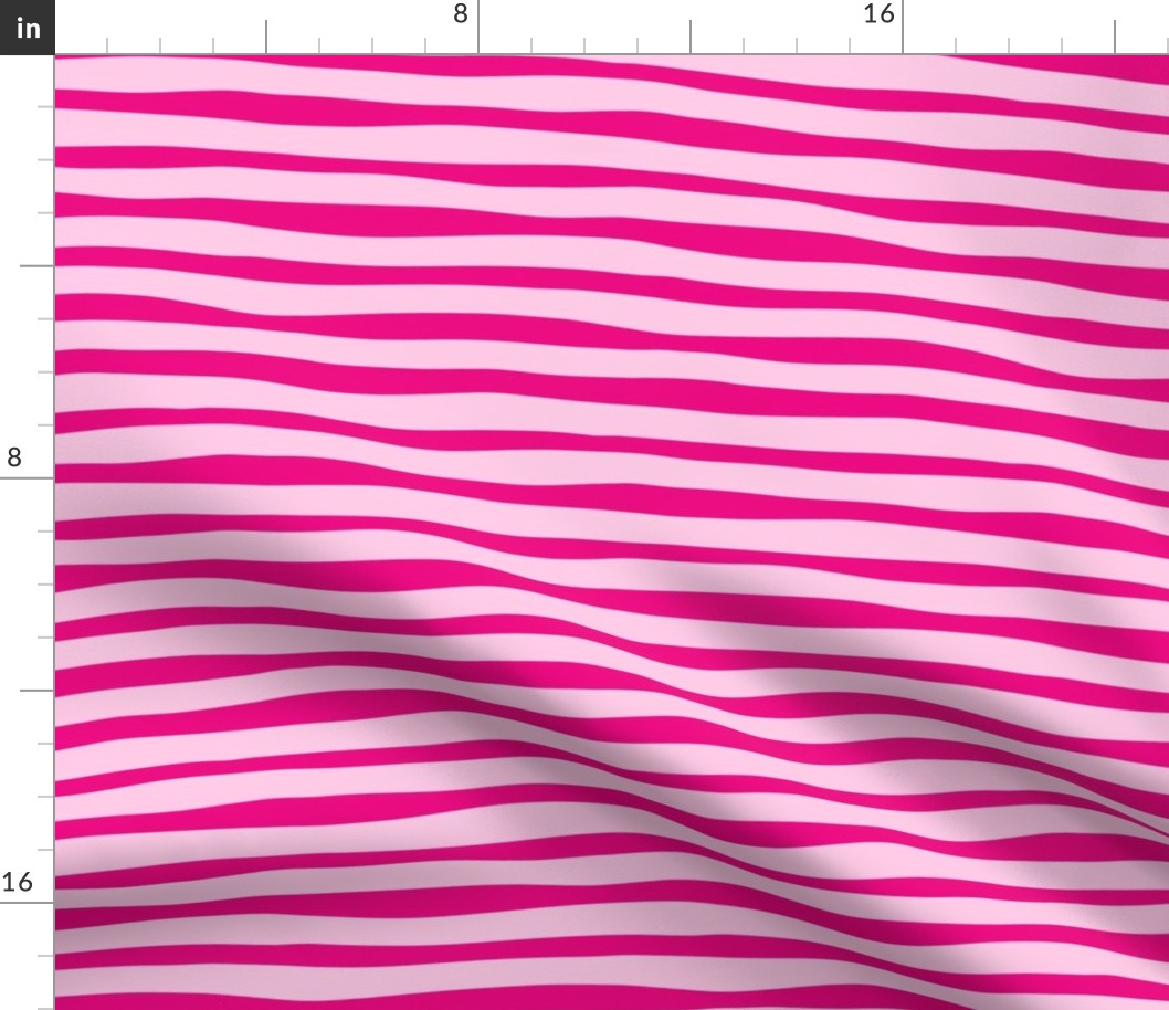 Magic Doodle Stripes RETRO - MEDIUM - Hot Magenta Pink
