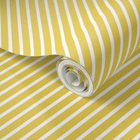 XS - Diagonal Stripes Yellow White Retro Vintage Geometric Classic Cheery Bright