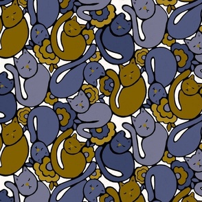 Petunia (navy and gold) (small)