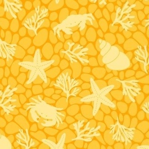 Rockpool Fun - MEDIUM - Bright Beach Yellow