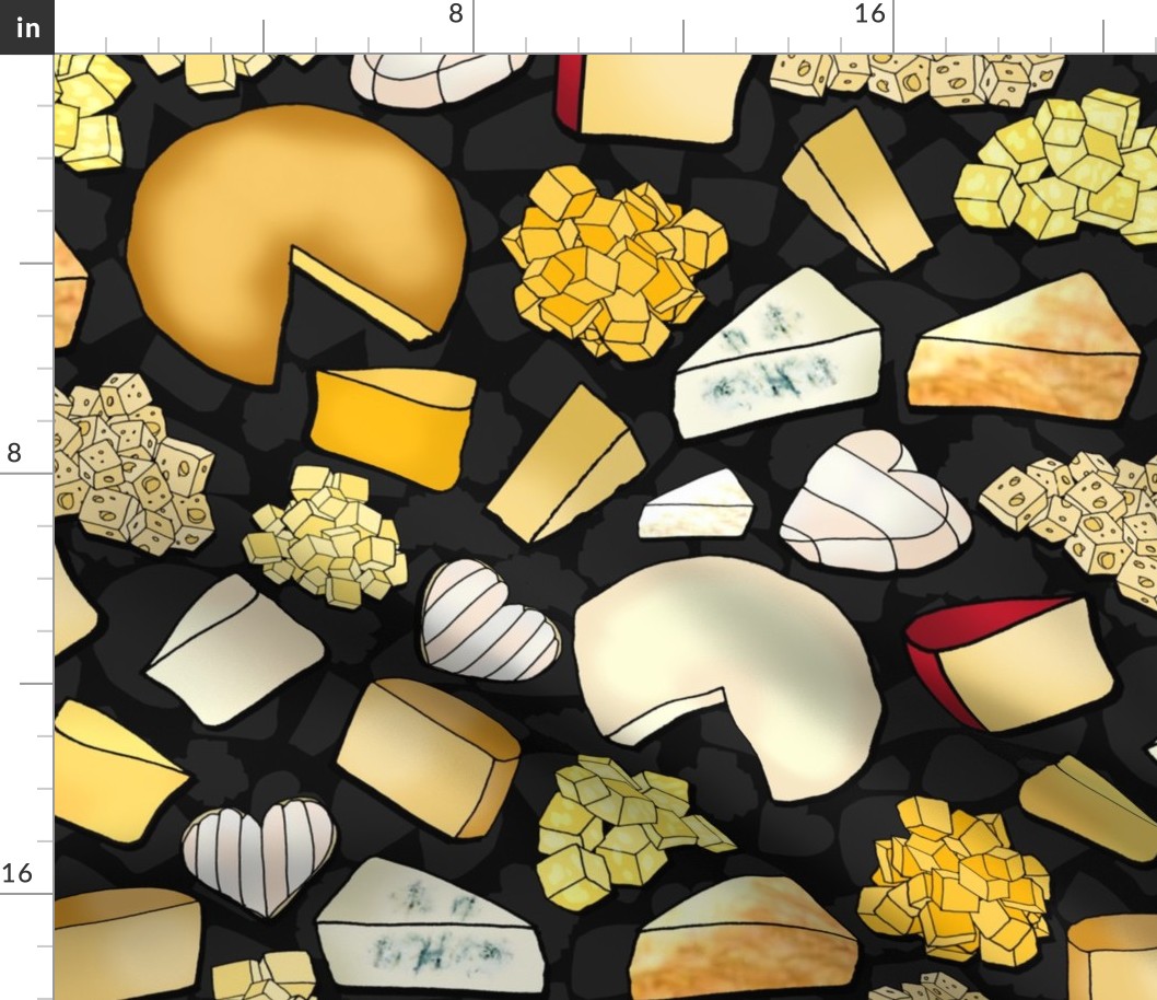 All the Cheese Please (Black large scale)