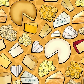 All the Cheese Please (Yellow large scale)