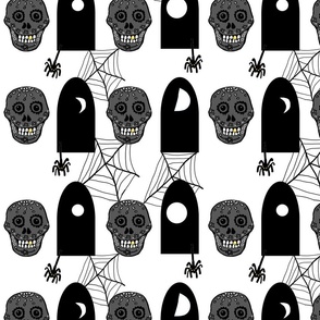 Spooky skulls