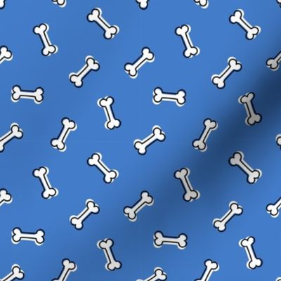 DOG Bone, Cute Dog Bandana, Dog Bone Treat, Dog Bones, Light Blue and White