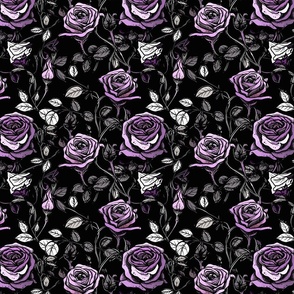 Whimsy Purple Roses