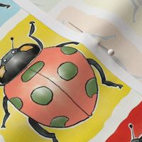 Pop watercolor ladybugs - M