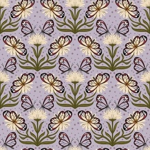 Glasswing Butterflies // Small on Lavender Purple 