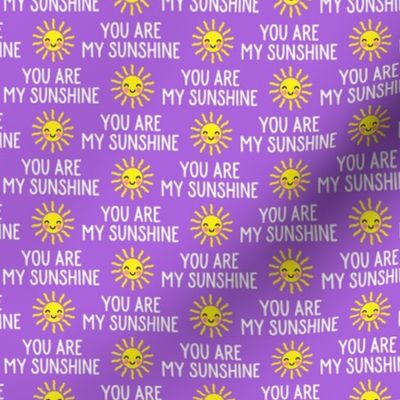 (med scale) You are my sunshine - purple - C23