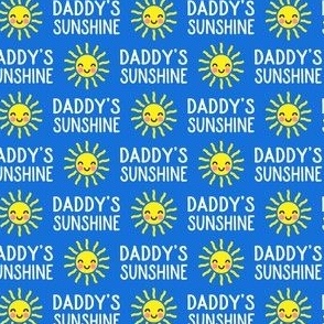 (med  scale) Daddy's Sunshine - sun - blue - C23