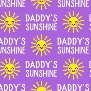 Daddy's Sunshine - sun - purple - C23