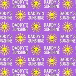 (med scale) Daddy's Sunshine - sun - purple - C23