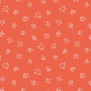 Beachy Blossoms in Bright Coral