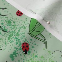 Mantis and Ladybug Doodle Bugs