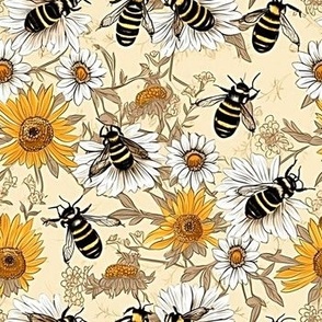 Honey bees and Daisy