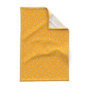 DOG Bone, Cute Dog Bandana, Dog Bone Treat, Dog Bones, Yellow Gold and White