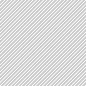 XS - Diagonal Stripes Light Gray White Retro Vintage Classic Neutral