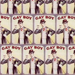 Vintage "Gay Boy" Cigarette ad