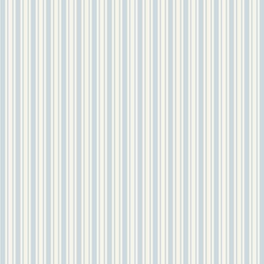 Traditional blue and white stripes
