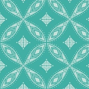 Geometric Pattern - Turquoise