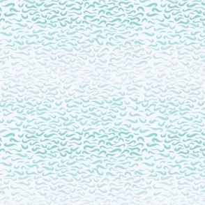 Ocean Waves Water - Ombre light blue - small