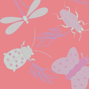Doodle Bugs -pink