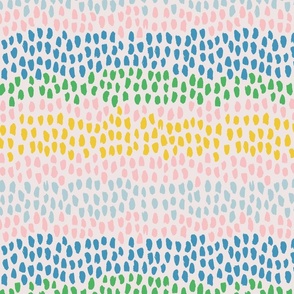 Medium - Abstract dot lines stripes,  pastel abstract stripes, pastel pink, pastel blue