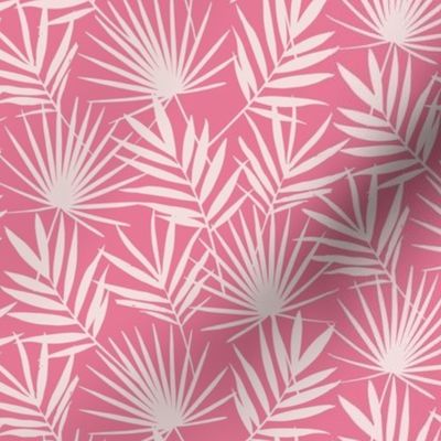 Palm Leaves in Bubblegum Pink - Magical Meadow
