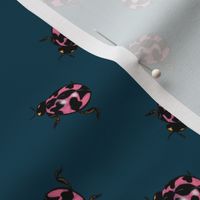 Bubblegum ladybugs spot alternative on Prussian blue