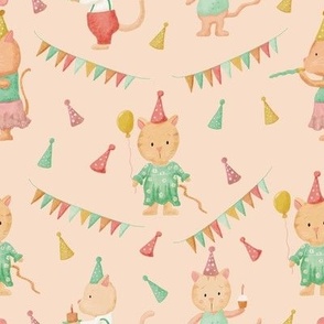 Party Cats - birthday party or celebration theme