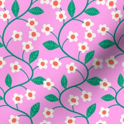 Dollhouse Floral Wallpaper 3-01