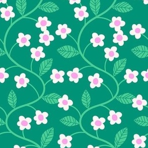 Dollhouse Floral Wallpaper 4-01