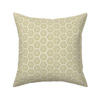 Stitched Honeycomb - Small - Straw, Ivory - (So Many Bees)