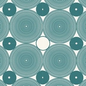 Circles in Circles Turquoise