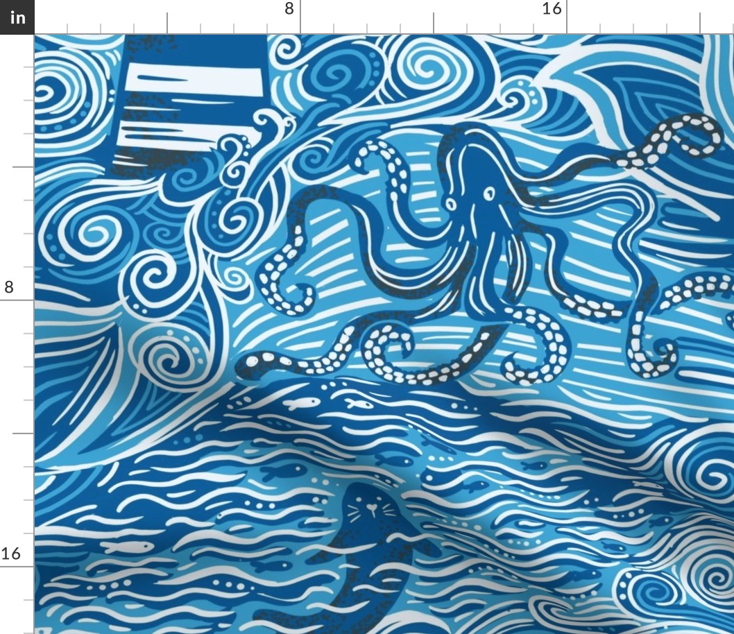 ocean action wallpaper scale