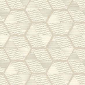 Stitched Honeycomb - Medium - Ivory, Buff - (So Many Bees)