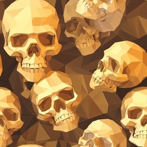 Earth Tone Skulls ATL_492