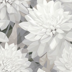 Dreamy White Chrysanthemum ATL_515
