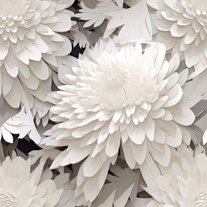 Elegant White Chrysanthemum ATL_517