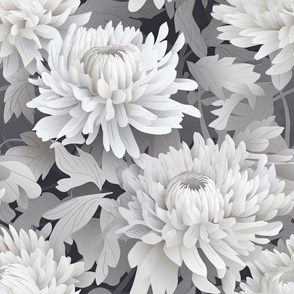 Beautiful White Chrysanthemum ATL_518