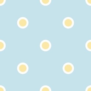 Porto Dots daffodil aqua