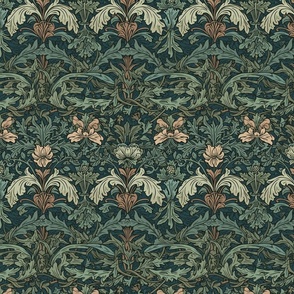  Acanthus - Green-  William Morris  Wallpaper New