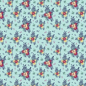 New floral Collection in light green and blooming flower// SPN6