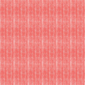 Linear Abstract -white on watermelon with white texture (small scale)
