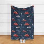 Fourth of July Stars and Stripes Dinos - XL Scale