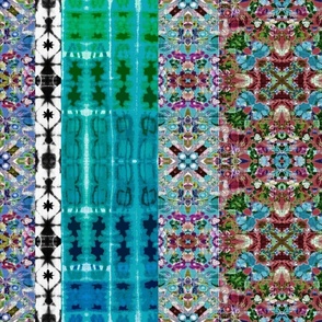 Bohemian Pattern Clash teals