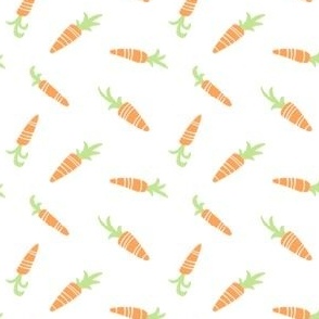 Carrots on White by Angel Gerardo - Small Scale