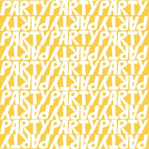 Party Text Silhouette_ Yellow