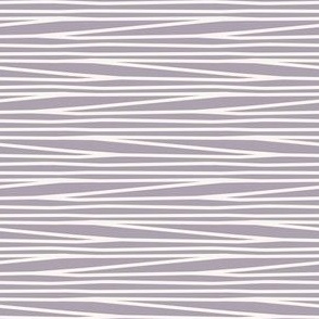 Micro Mini Scale // Halloween Mummy Stripes on Lavender Lilac Purple 